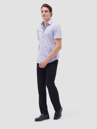 Bugatchi - Miles - Chemise motif pois manches courtes OOOHCOTTON©