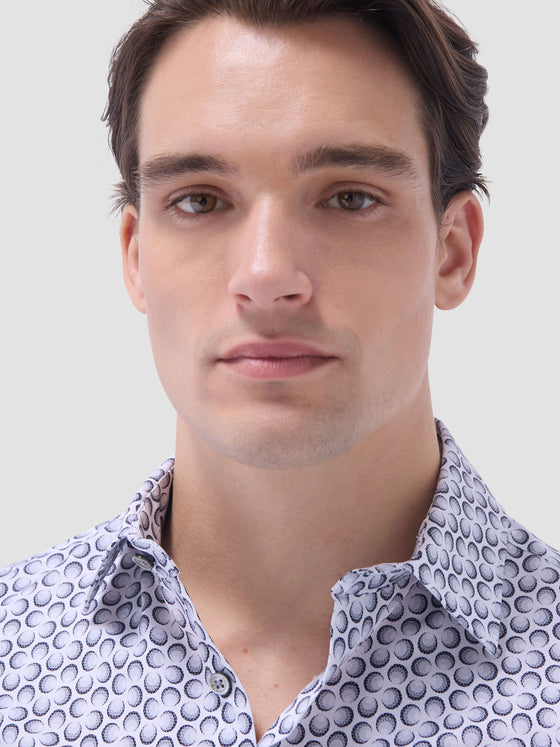 Bugatchi - Miles - Chemise motif pois manches courtes OOOHCOTTON©