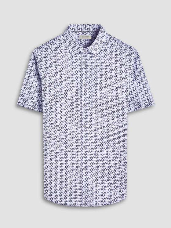 Bugatchi - Miles - Chemise motif pois manches courtes OOOHCOTTON©