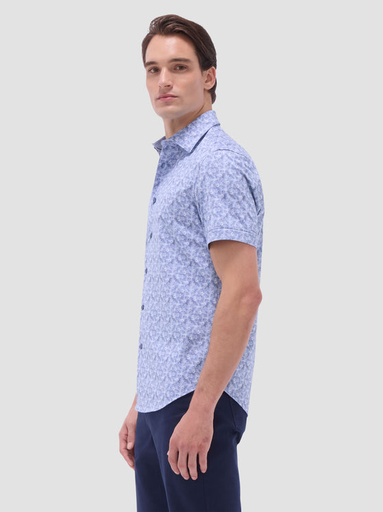 Bugatchi - Miles - Chemise motif floral manches courtes OOOHCOTTON©