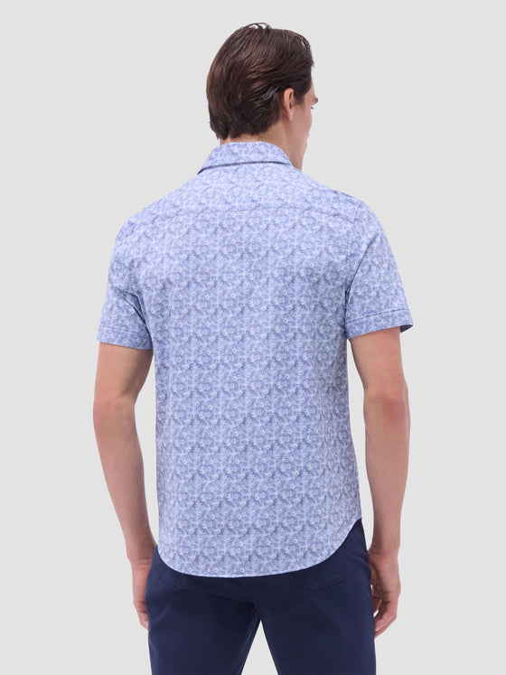 Bugatchi - Miles - Chemise motif floral manches courtes OOOHCOTTON©