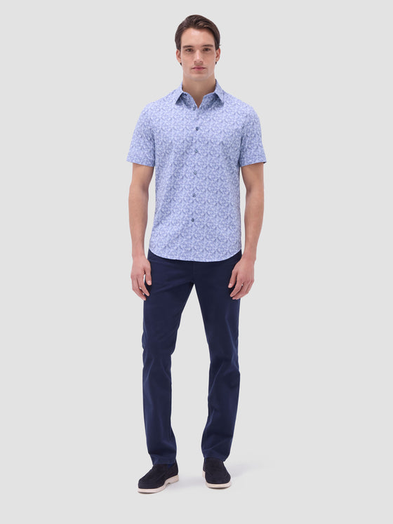 Bugatchi - Miles - Chemise motif floral manches courtes OOOHCOTTON©