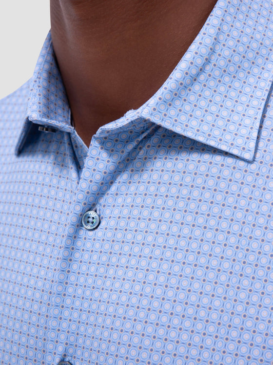 Bugatchi - Miles - Chemise motif pois manches courtes OOOHCOTTON©