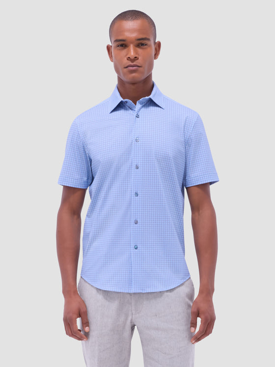 Bugatchi - Miles - Chemise motif pois manches courtes OOOHCOTTON©