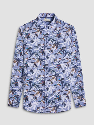Bugatchi - Julian - Chemise de lin manches longues florale