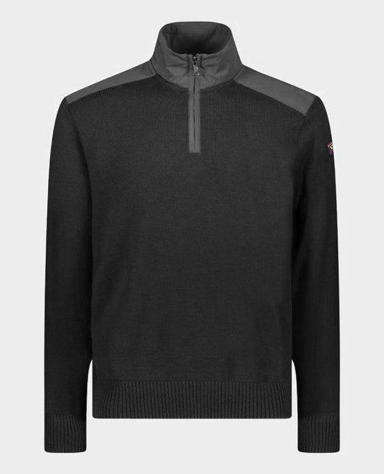 Paul & Shark - Col zip de laine avec appliqués de nylon - LE CAPITAINE D'A BORD