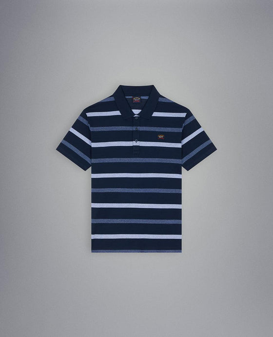 Paul & Shark - Polo rayé manches courtes coton piqué - LE CAPITAINE D'A BORD