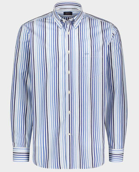 Paul & Shark - Chemise manches longues à rayures - LE CAPITAINE D'A BORD