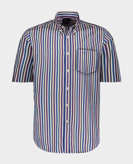 Paul & Shark - Chemise manches courtes à rayures - LE CAPITAINE D'A BORD