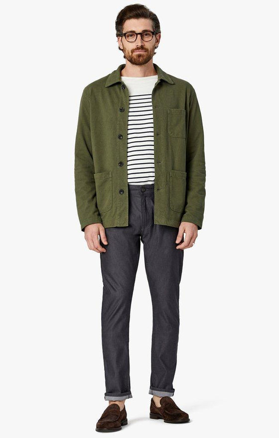 34 heritage - Cool Antracite Reversed Twill - LE CAPITAINE D'A BORD