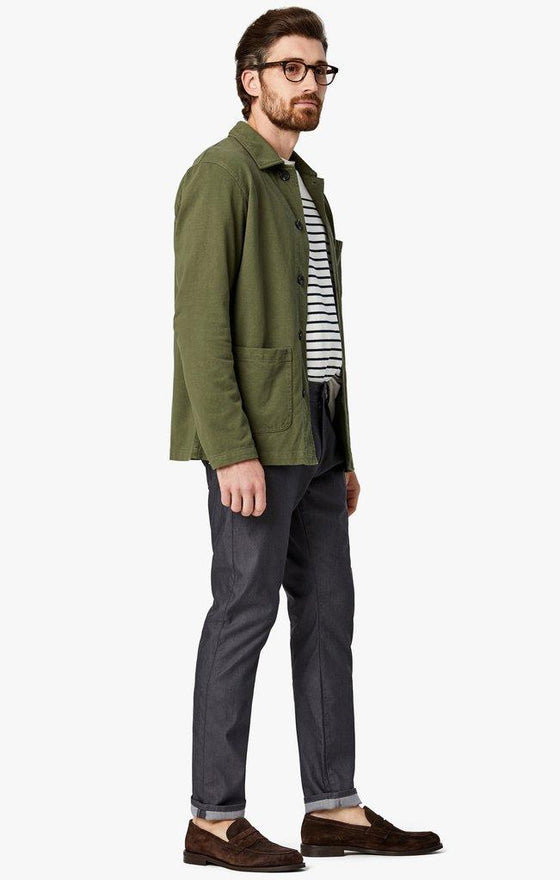 34 heritage - Cool Antracite Reversed Twill - LE CAPITAINE D'A BORD