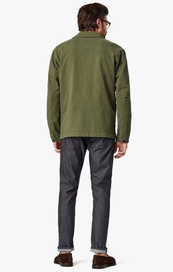 34 heritage - Cool Antracite Reversed Twill - LE CAPITAINE D'A BORD