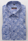 ETERNA - Chemise paisley manches longues Modern Fit - LE CAPITAINE D'A BORD