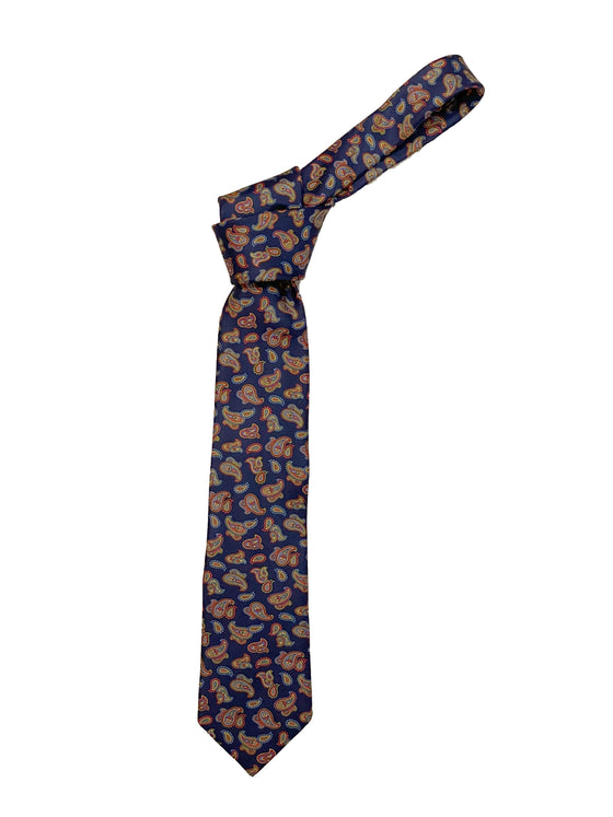 Hemley - Cravate de soie florale - LE CAPITAINE D'A BORD