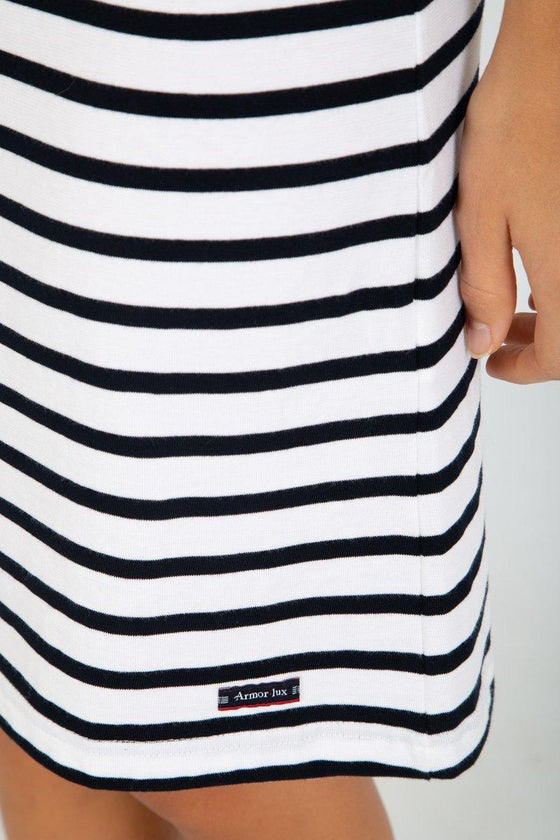 Armor-Lux - Belle-Île - Robe débardeur rayée de coton épais - LE CAPITAINE D'A BORD