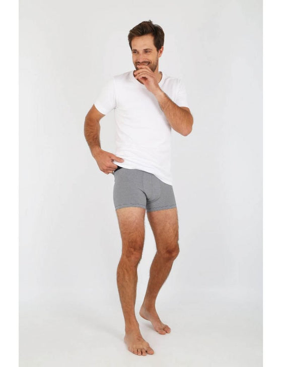 Armor-Lux - Boxer rayé de coton extensible - LE CAPITAINE D'A BORD