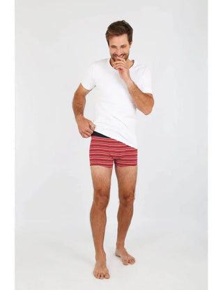 Armor-Lux - Boxer rayé de coton extensible - LE CAPITAINE D'A BORD
