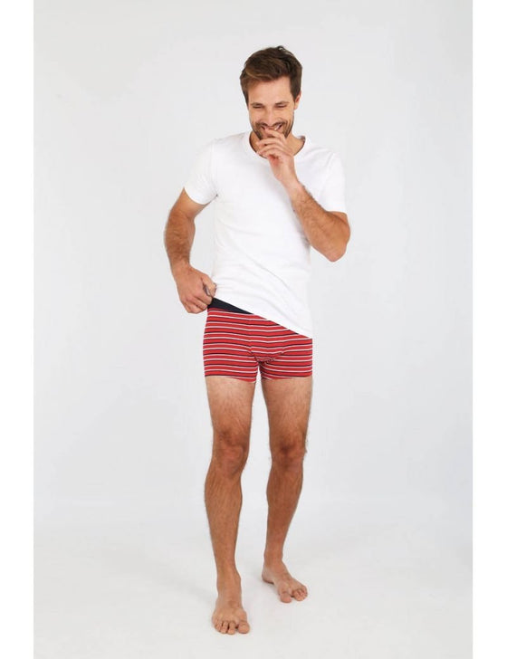 Armor-Lux - Boxer rayé de coton extensible - LE CAPITAINE D'A BORD