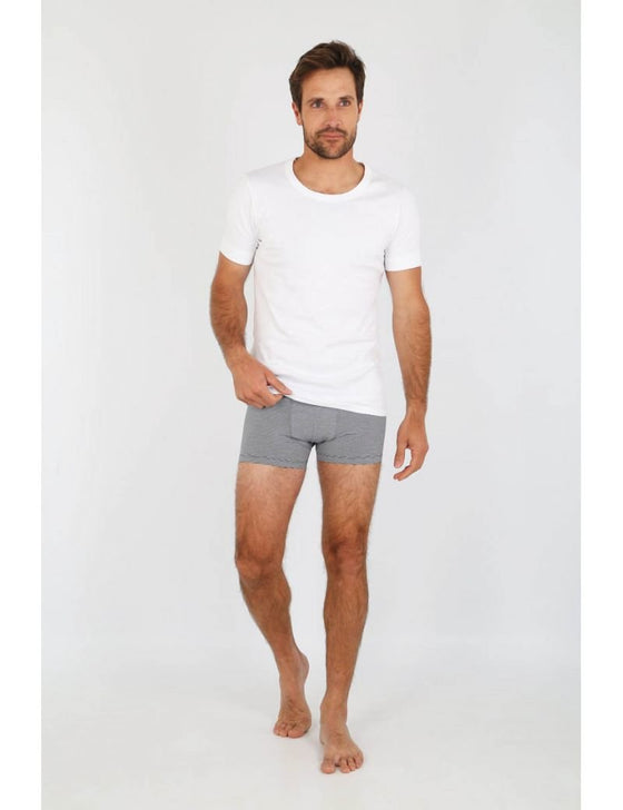 Armor-Lux - Boxer rayé de coton extensible - LE CAPITAINE D'A BORD