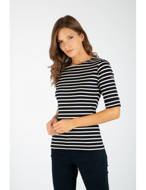 Armor-Lux - Cancale - Marinière bretonne manches 3/4 (plusieurs couleurs disponibles) - LE CAPITAINE D'A BORD