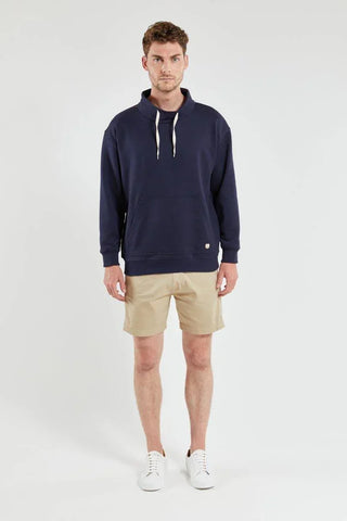 Armor-Lux - Chandail col montant uni pour homme - LE CAPITAINE D'A BORD