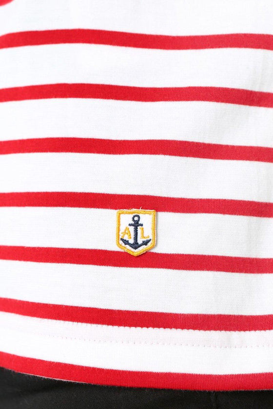 Armor-Lux - Hoëdic - Marinière coton léger manches courtes pour femme - LE CAPITAINE D'A BORD