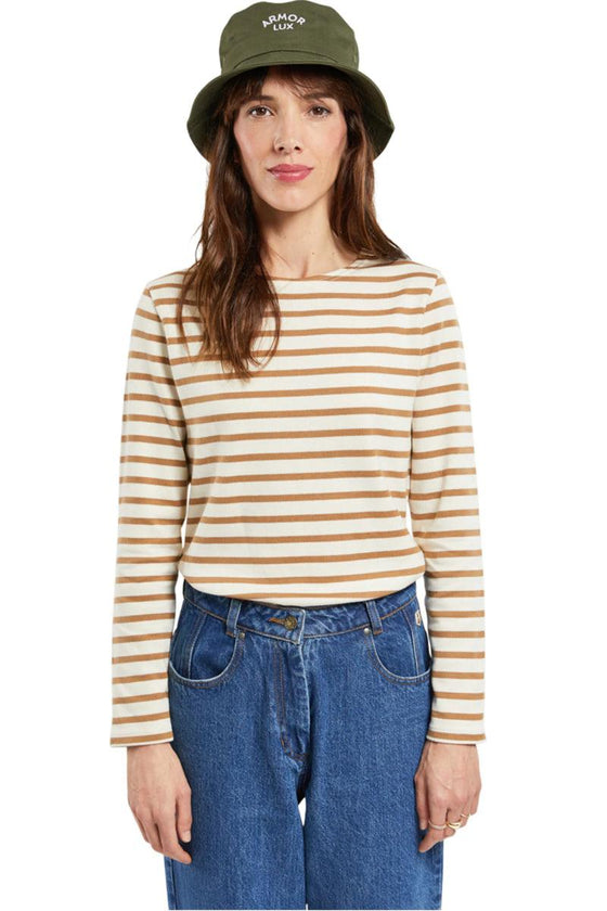 Armor-Lux - Marinière bretonne à manches longues de coton Héritage - LE CAPITAINE D'A BORD