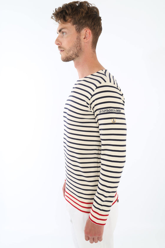 Armor-Lux - Marinière homme Le Capitaine D'a Bord (Édition Limitée) - LE CAPITAINE D'A BORD