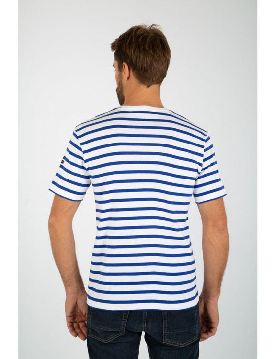 Armor-Lux - Morgat - Marinière manches courtes de coton - LE CAPITAINE D'A BORD