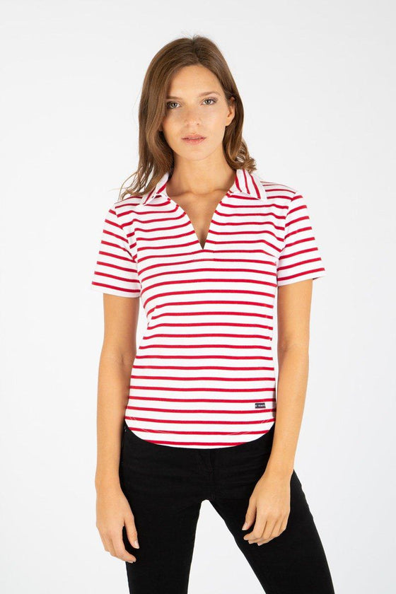 Armor-Lux - Quille - Polo à rayures de coton épais manches courtes - LE CAPITAINE D'A BORD