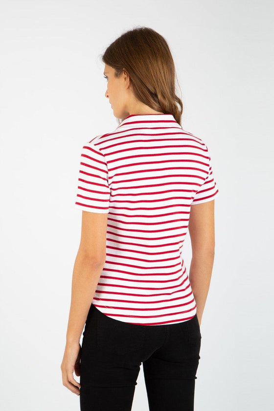 Armor-Lux - Quille - Polo à rayures de coton épais manches courtes - LE CAPITAINE D'A BORD