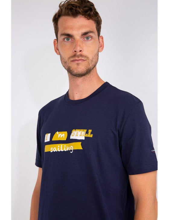 Armor-Lux - T-shirt manches courtes "I'm still sailing" - LE CAPITAINE D'A BORD