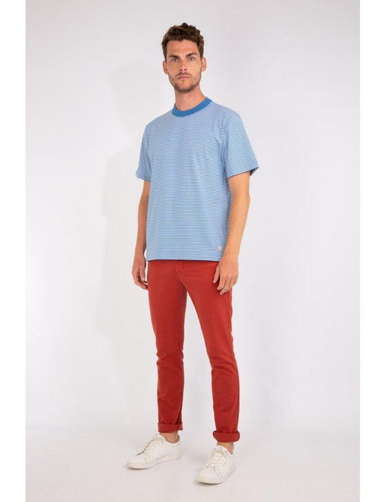 Armor-Lux - T-shirt rayé manches courtes Heritage - LE CAPITAINE D'A BORD