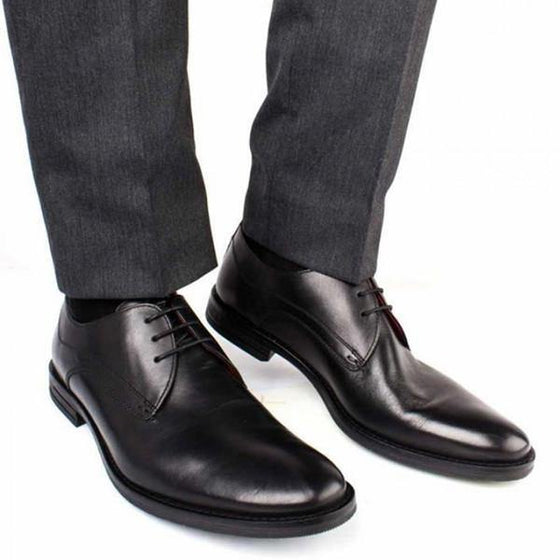 BASE LONDON - Souliers Bayham Waxy - Noir - LE CAPITAINE D'A BORD - 1