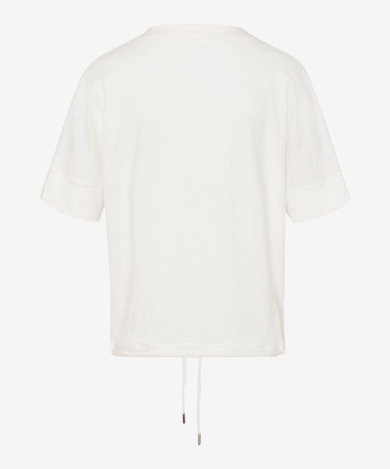 BRAX - Cila - Blouse manches courtes de coton/modal - LE CAPITAINE D'A BORD