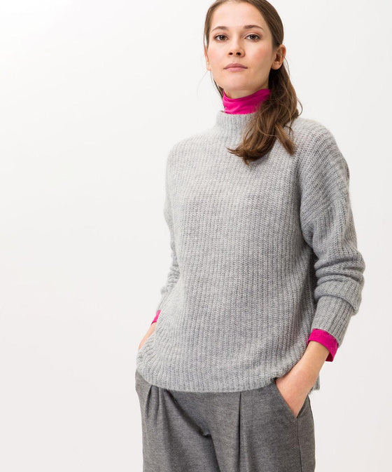 BRAX - Lee - Col montant de laine et alpaga - LE CAPITAINE D'A BORD