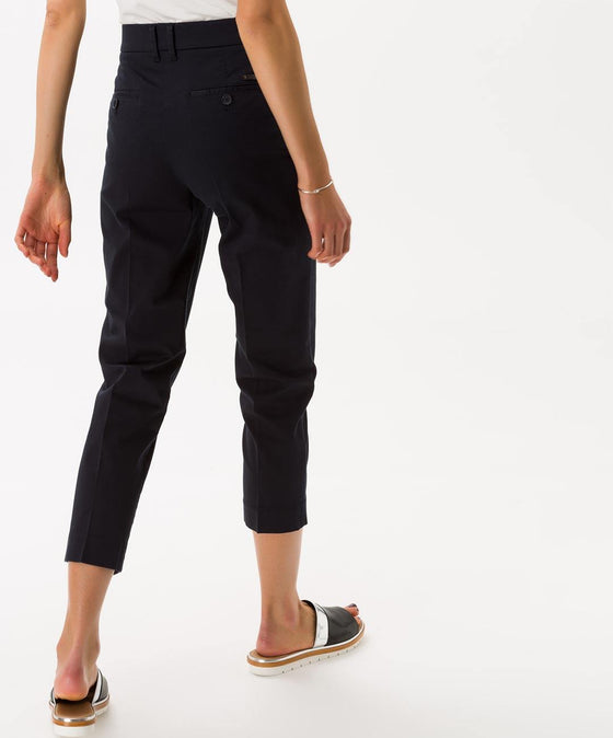 BRAX - Mara Sun - Pantalon capri de coton satin - LE CAPITAINE D'A BORD