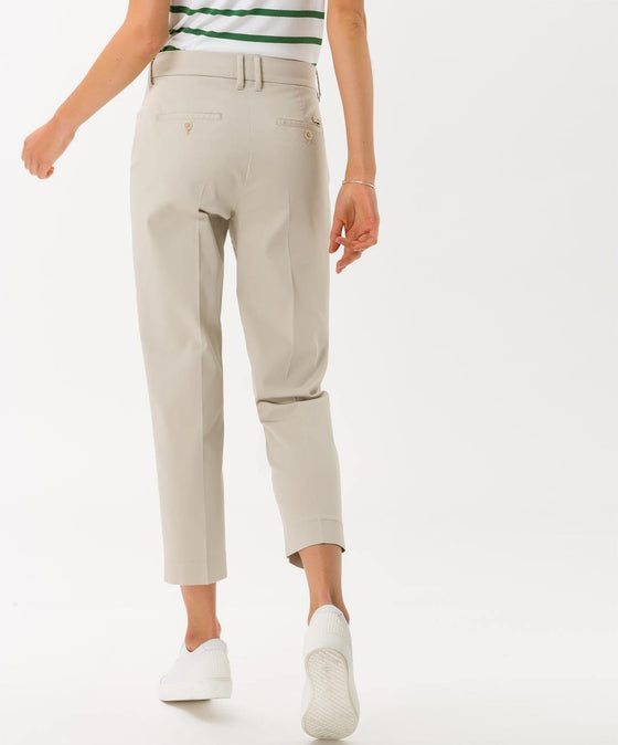 BRAX - Mara Sun - Pantalon capri de coton satin - LE CAPITAINE D'A BORD