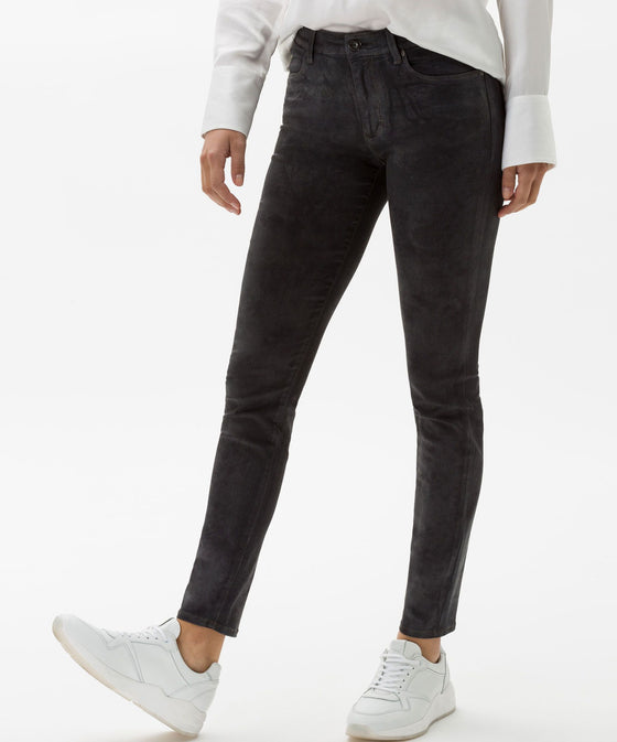 BRAX - Shakira - Pantalon de coton enduit Fashion Sensation - LE CAPITAINE D'A BORD