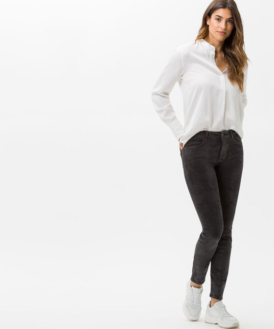 BRAX - Shakira - Pantalon de coton enduit Fashion Sensation - LE CAPITAINE D'A BORD