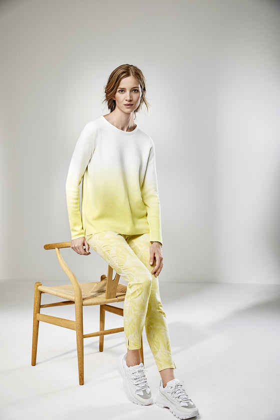 BRAX - Shakira Sun - Pantalon coton floral Free to Move - LE CAPITAINE D'A BORD