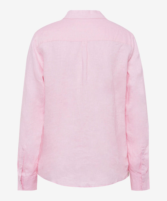 BRAX - Victoria - Blouse unie de lin - LE CAPITAINE D'A BORD