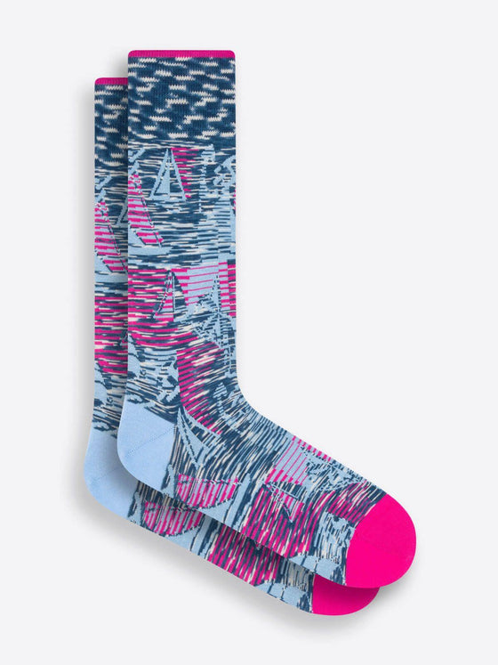 Bugatchi - Bas de coton mercerisé voiliers - LE CAPITAINE D'A BORD