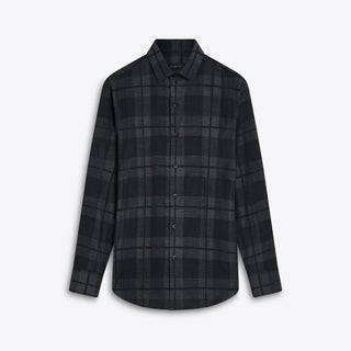 Bugatchi - Chemise manches longues à carreaux coton/viscose - LE CAPITAINE D'A BORD