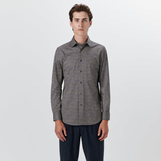 Bugatchi - Chemise manches longues à fleurs OoohCotton® - LE CAPITAINE D'A BORD