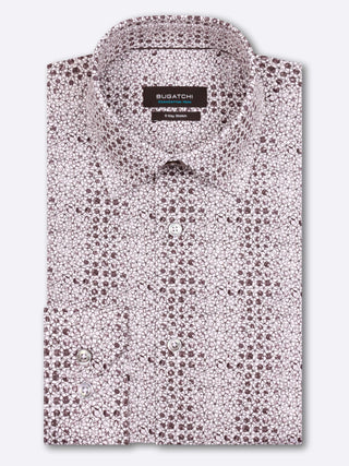 Bugatchi - Chemise manches longues à pois OoohCotton® - LE CAPITAINE D'A BORD