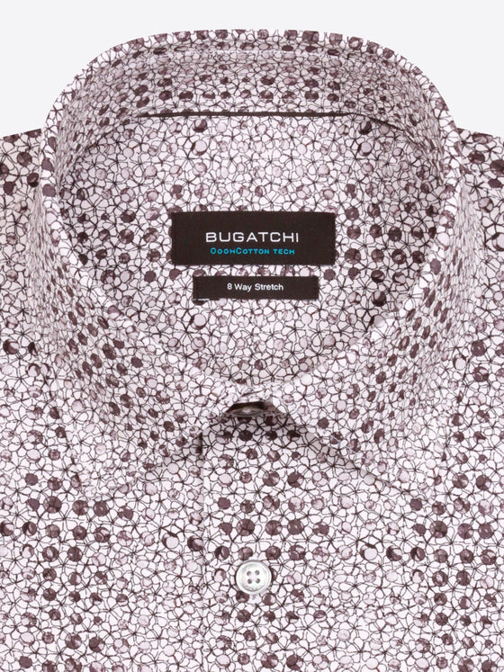 Bugatchi - Chemise manches longues à pois OoohCotton® - LE CAPITAINE D'A BORD