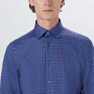 Bugatchi - Chemise manches longues avec étoiles OoohCotton® - LE CAPITAINE D'A BORD