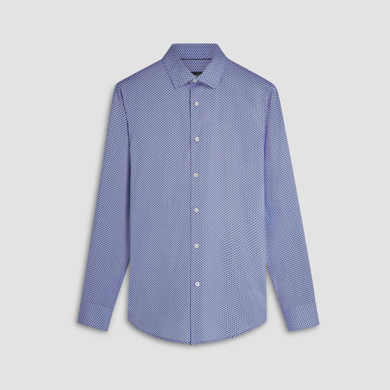 Bugatchi - James - Chemise manches longues à motifs OoohCotton® - LE CAPITAINE D'A BORD