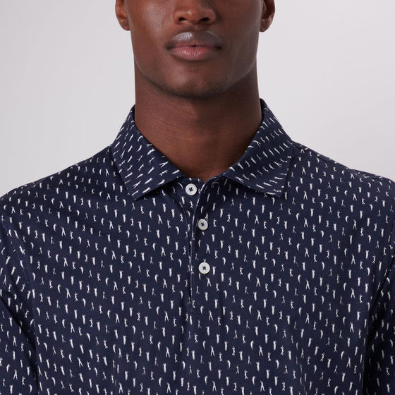 Bugatchi - Victor - Polo manches courtes golfeurs OOOHCOTTON© - LE CAPITAINE D'A BORD